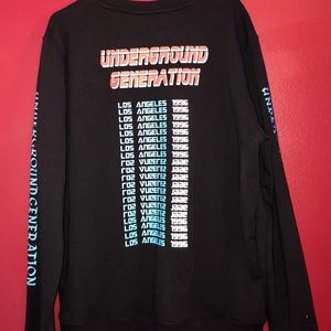 Forever 21 Mens "Underground Generation" Crewneck